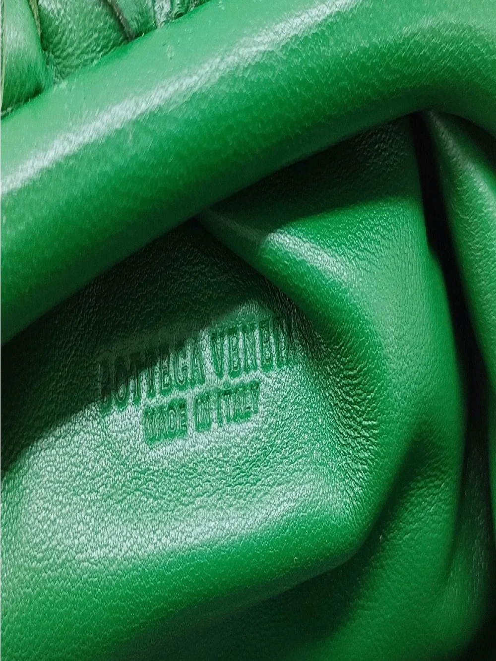 Bottega Veneta Green Intrecciato Leather Crossbody